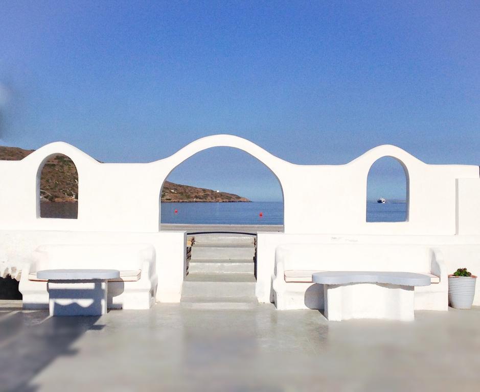 Thomas Villas On The Beach Katápola Dış mekan fotoğraf
